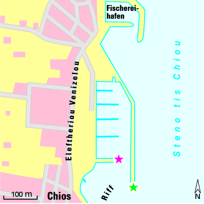Karte Marina Chios Marina