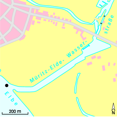 Karte Marina Wasserwanderzentrum Dömitz