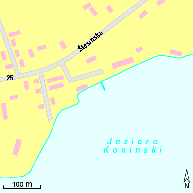 Karte Marina Klub Żeglarski przy KWB Konin
