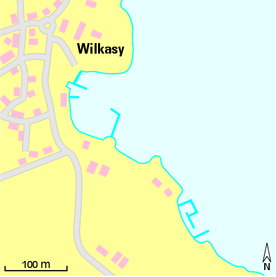 Karte Marina Port Jachtowy AZS w Wilkasach