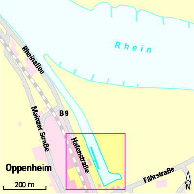 Karte Marina Wassersportverein ACON e.V.