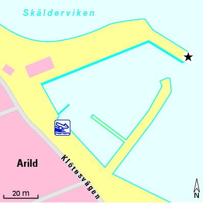 Karte Marina Arild Hamn