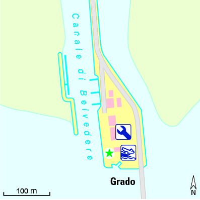 Karte Marina Darsena San Marco
