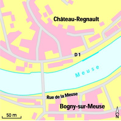 Karte Marina Quai Château-Regnault