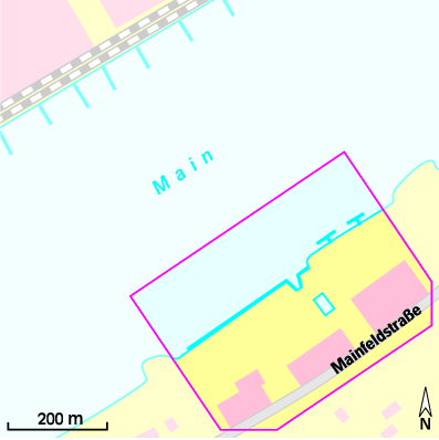 Karte Marina Frankfurter Motorbootclub e.V.