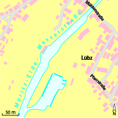 Karte Marina Stadt Marina Lübz