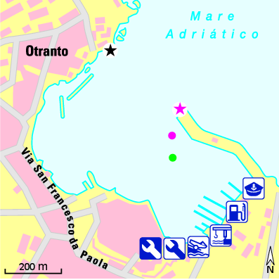 Karte Marina Porto di Otranto