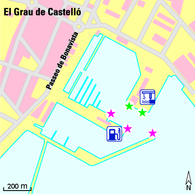 Karte Marina Marina Port Castello