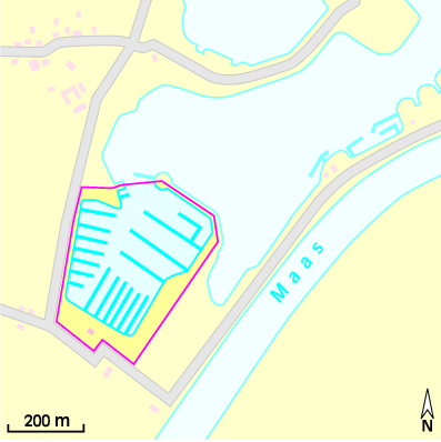 Karte Marina Jachthafen De Spaanjerd