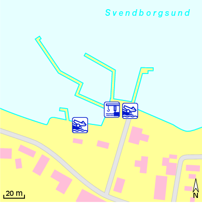 Karte Marina Troense Bådehavn