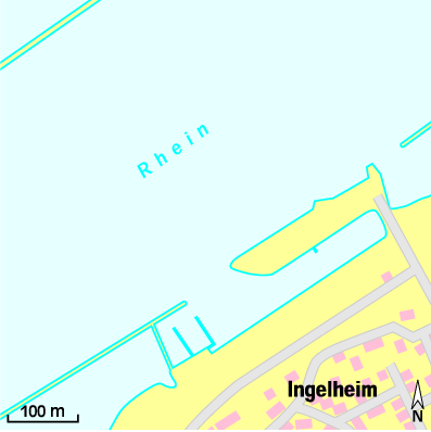 Karte Marina Ingelheimer Yachtclub