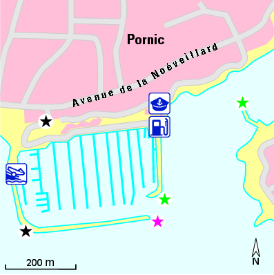 Karte Marina Port de Pornic