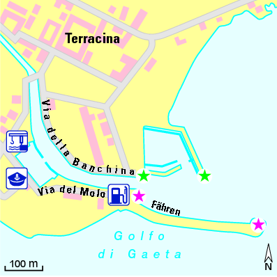 Karte Marina Marina di Terracina