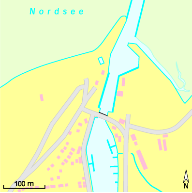 Karte Marina Hafen Harlesiel