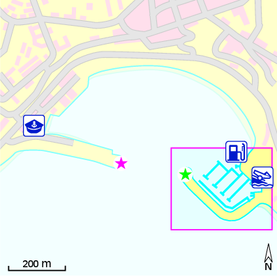 Karte Marina Porto de Sines