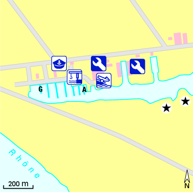Karte Marina Port Napoléon