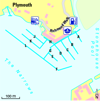 Karte Marina Mayflower Marina