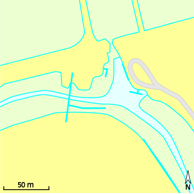 Karte Marina Hallig-Hafen