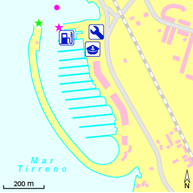 Karte Marina Marina Riva di Traiano