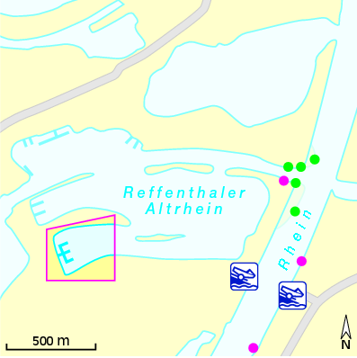 Karte Marina Yacht Club Otterstadt