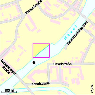 Karte Marina Wasserwanderrastplatz Am Slawendorf