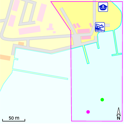 Karte Marina Segelclub Insel Poel  e.V.