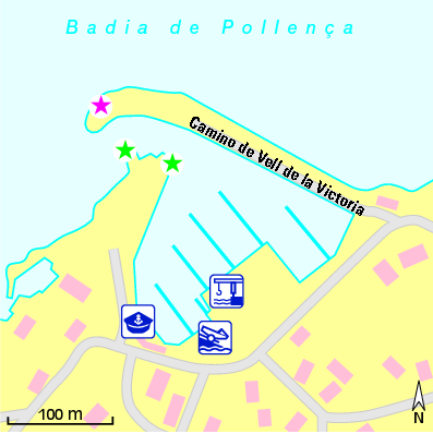 Karte Marina Marina de Bonaire