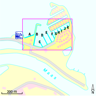 Karte Marina Camping Marina Oolderhuuske
