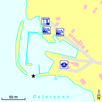 Karte Marina Torhamn Gästhamn