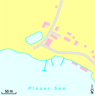 Karte Marina Fischerei Alt Schwerin