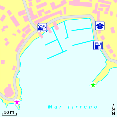 Karte Marina Marina Porto Azzurro