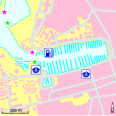 Karte Marina Marseille Vieux Port