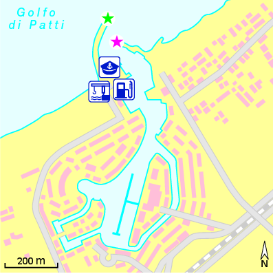 Karte Marina Marina di Portorosa