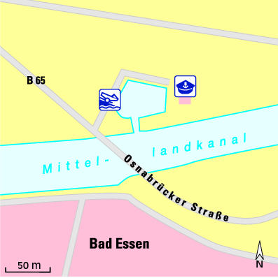 Karte Marina Motor-Yacht-Club Mittelland e.V.