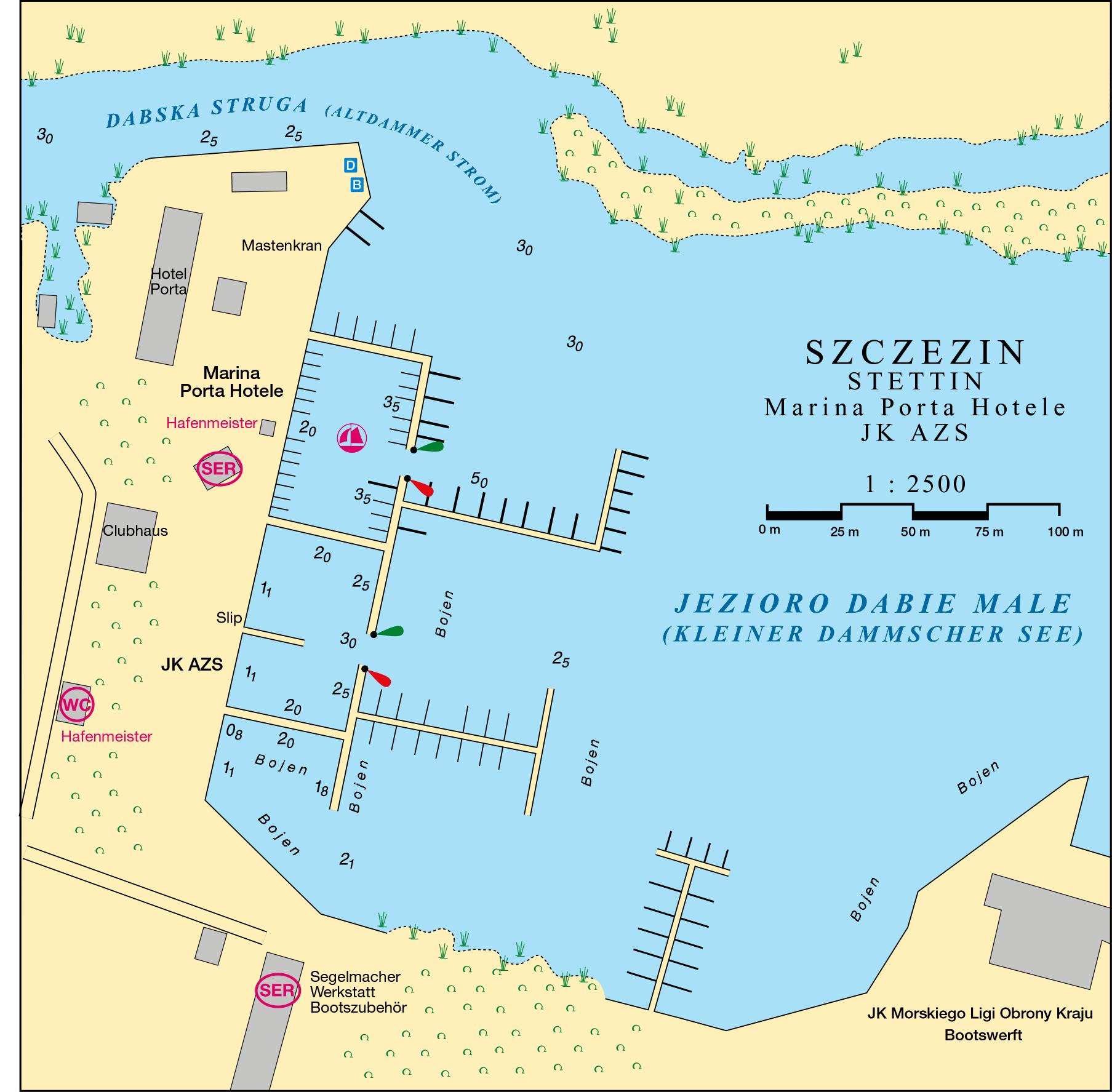Karte Marina Marina Hotele