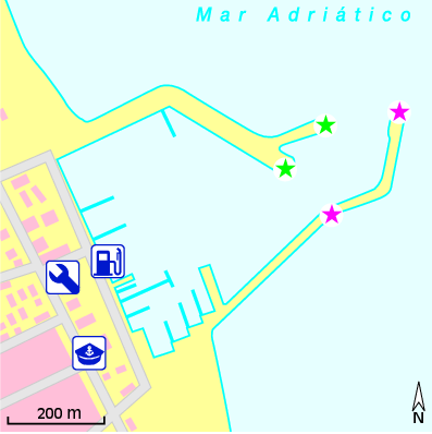 Karte Marina Circolo Nautico “V. Migliori”