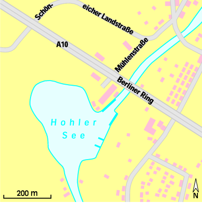 Karte Marina Wassersportzentrum Rüdersdorf