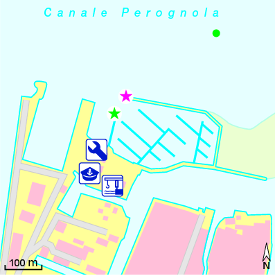 Karte Marina Marina di Chioggia