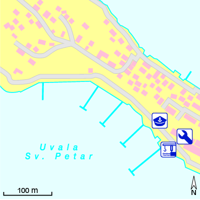 Karte Marina Marina Mandalina