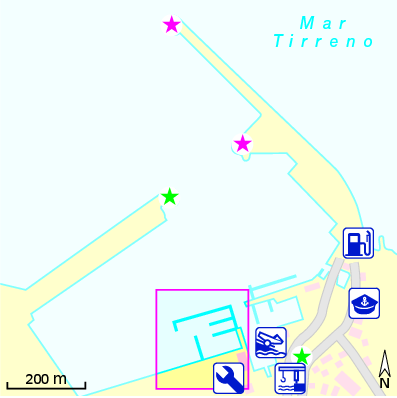 Karte Marina Marina di Arbatax