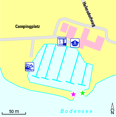 Karte Marina Schloss Helmsdorf
