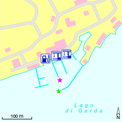Karte Marina Porto di Dusano