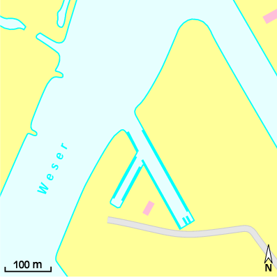 Karte Marina Wassersport-Verein Hemelingen