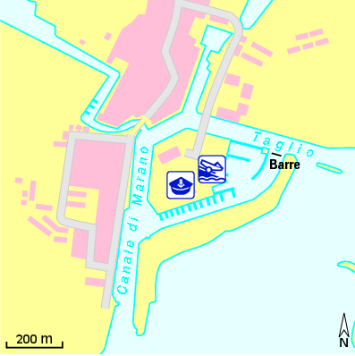 Karte Marina Portomaran