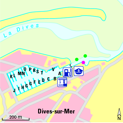 Karte Marina Port Guillaume