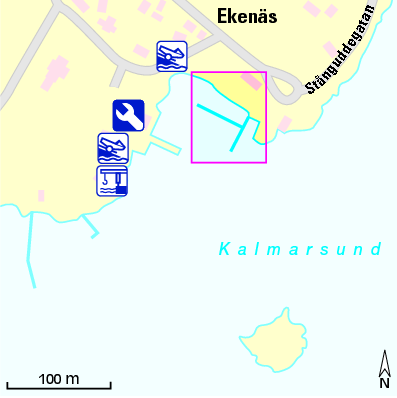 Karte Marina Ekenäs Batklubb