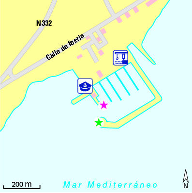 Karte Marina Puerto Deportivo Juan Montiel