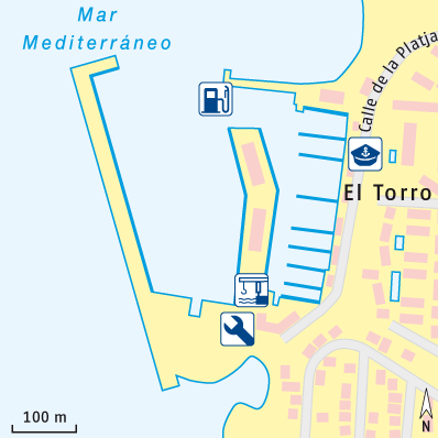Karte Marina Port Adriano / El Toro
