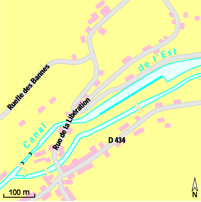 Karte Marina Port de Plaisance – Crown Blue Line