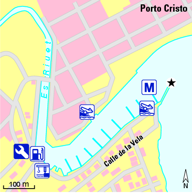 Karte Marina Club Náutic Porto Cristo